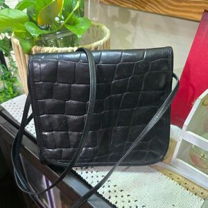 Vintage Carlos Falchi Women's Black crossbody purse,